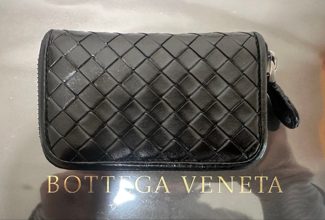【付属品付】ボッテガヴェネタ イントレチャートケース/カーフ/黒/2️⃣✨✨
