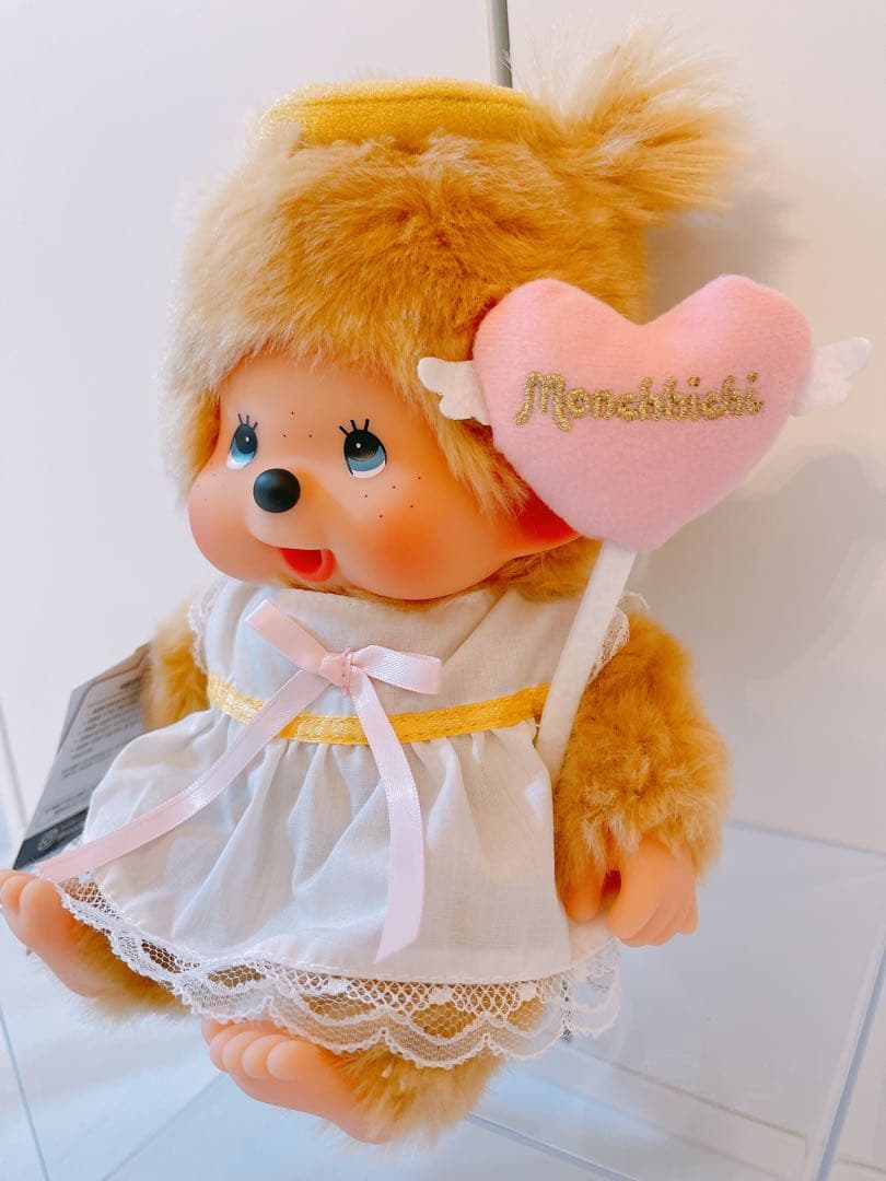 モンチッチ ラブ ハッピー エンジェル M ぬいぐるみ !