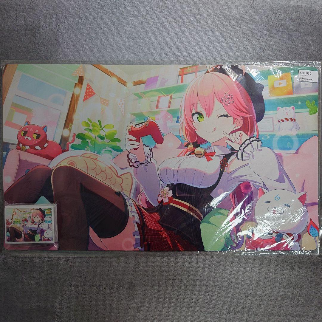 α2 ホロライブ ゲーム&ぺろ さくらみこ スリーブ&プレイマット