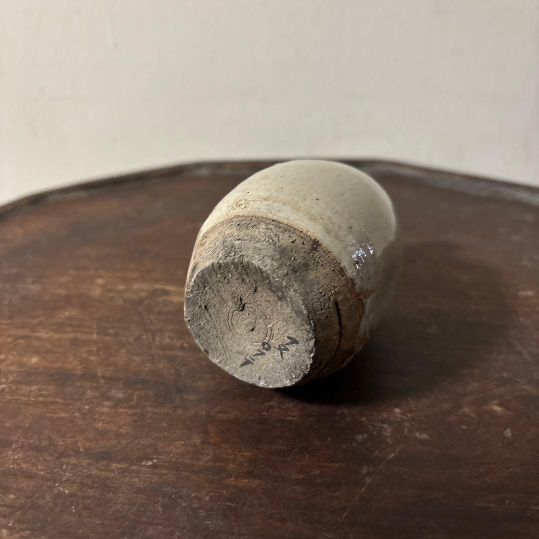 古い美濃　瀬戸小徳利　江戸　明治　花入　酒器　アンティーク　古道具　花器　李朝