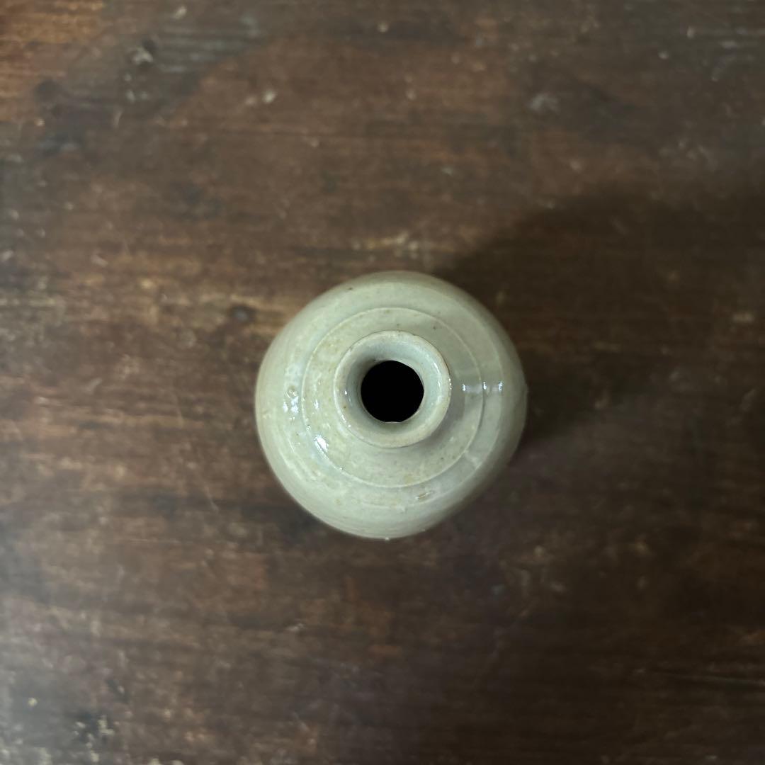 古い美濃　瀬戸小徳利　江戸　明治　花入　酒器　アンティーク　古道具　花器　李朝