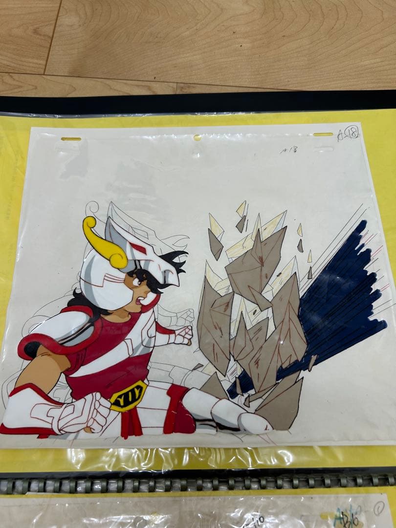 聖闘士星矢　アニメ　セル画　ペガサス星矢　80年代