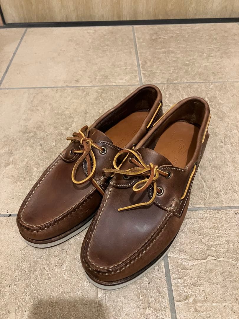 SPERRY TOP SIDER レザーデッキモカシン　US9.5 アメリカ製
