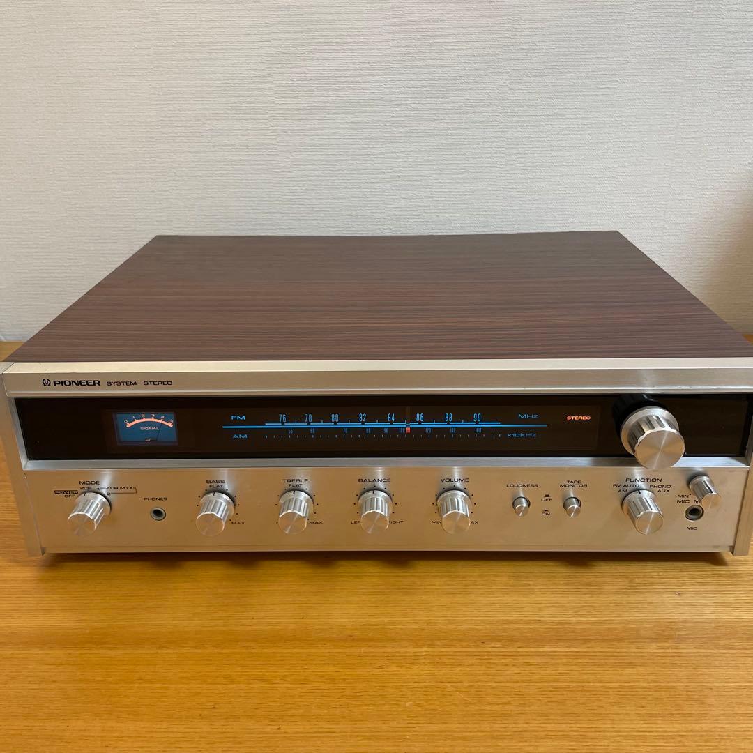【動作品】パイオニア ステレオ レシーバーアンプES-2000（昭和レトロ）