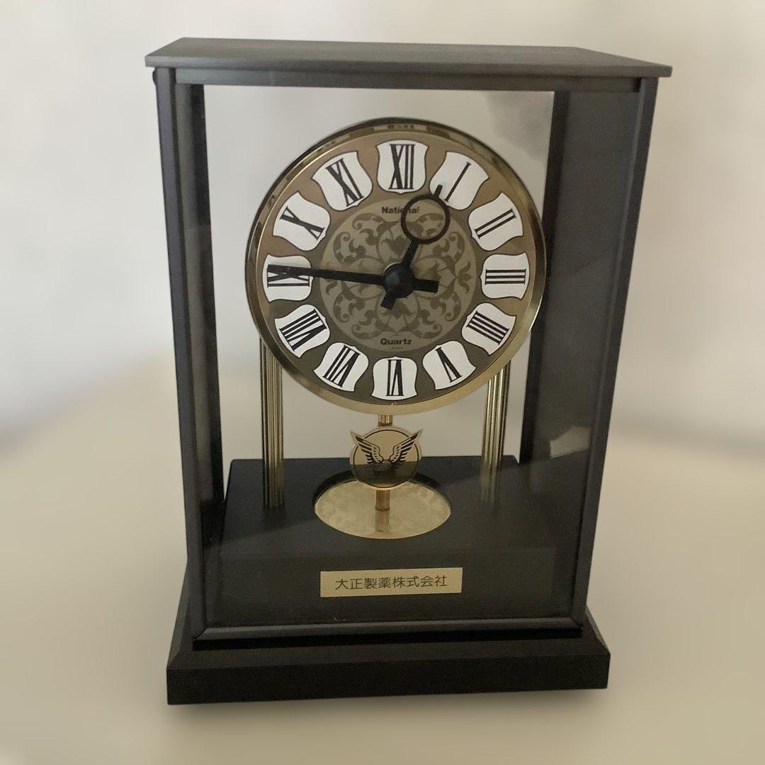 希少　美品　大正製薬　置時計　記念品　ノベルティ