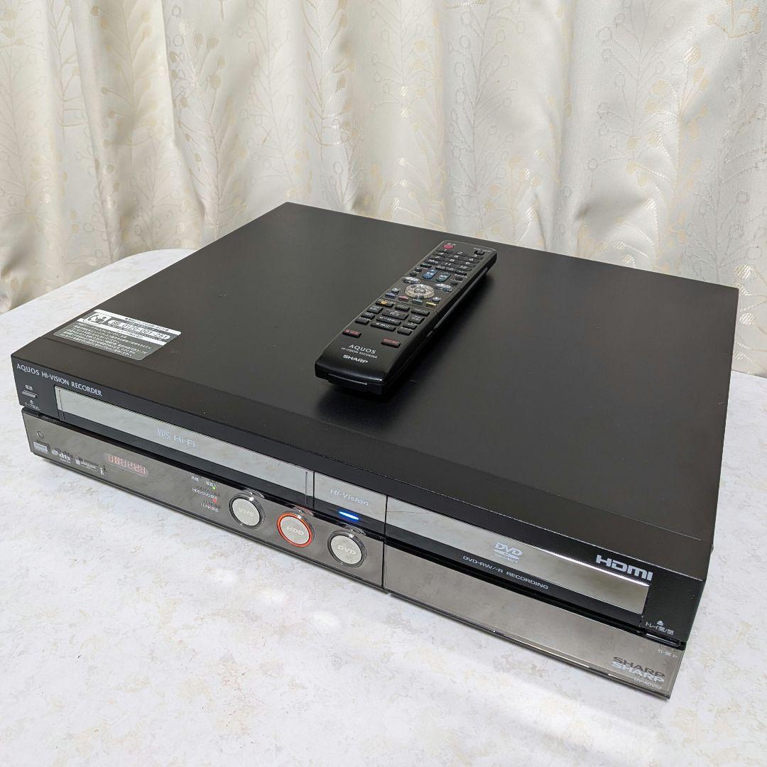 シャープAQUOSビデオ一体型HDD／DVDレコーダー【DV-ACV52】動作品
