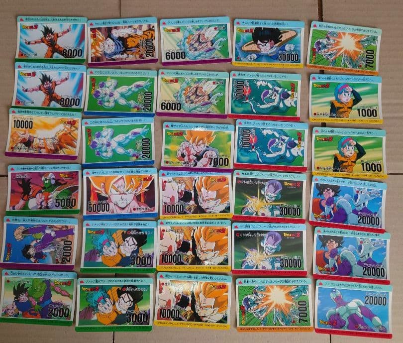 ドラゴンボールＺ　カードダス　アマダ　ノーマル８４枚 うち キラ７枚 セット売り