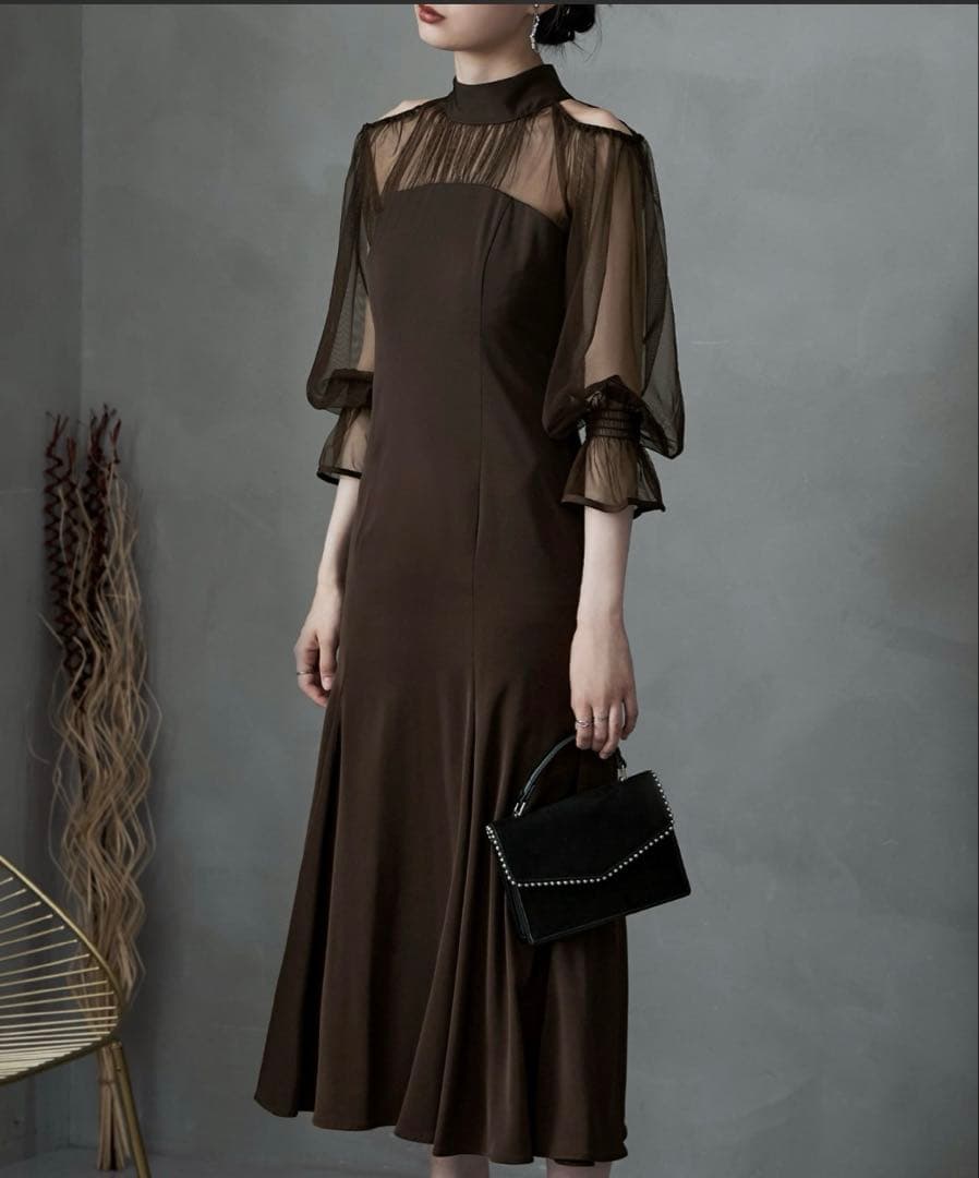 etoll. カットアウトマーメイドドレス