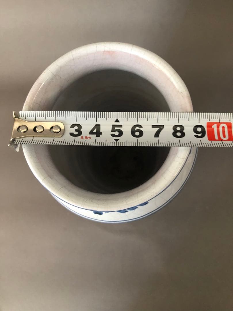 フランス陶器　花瓶ノルマンディ・ルーアンにて購入