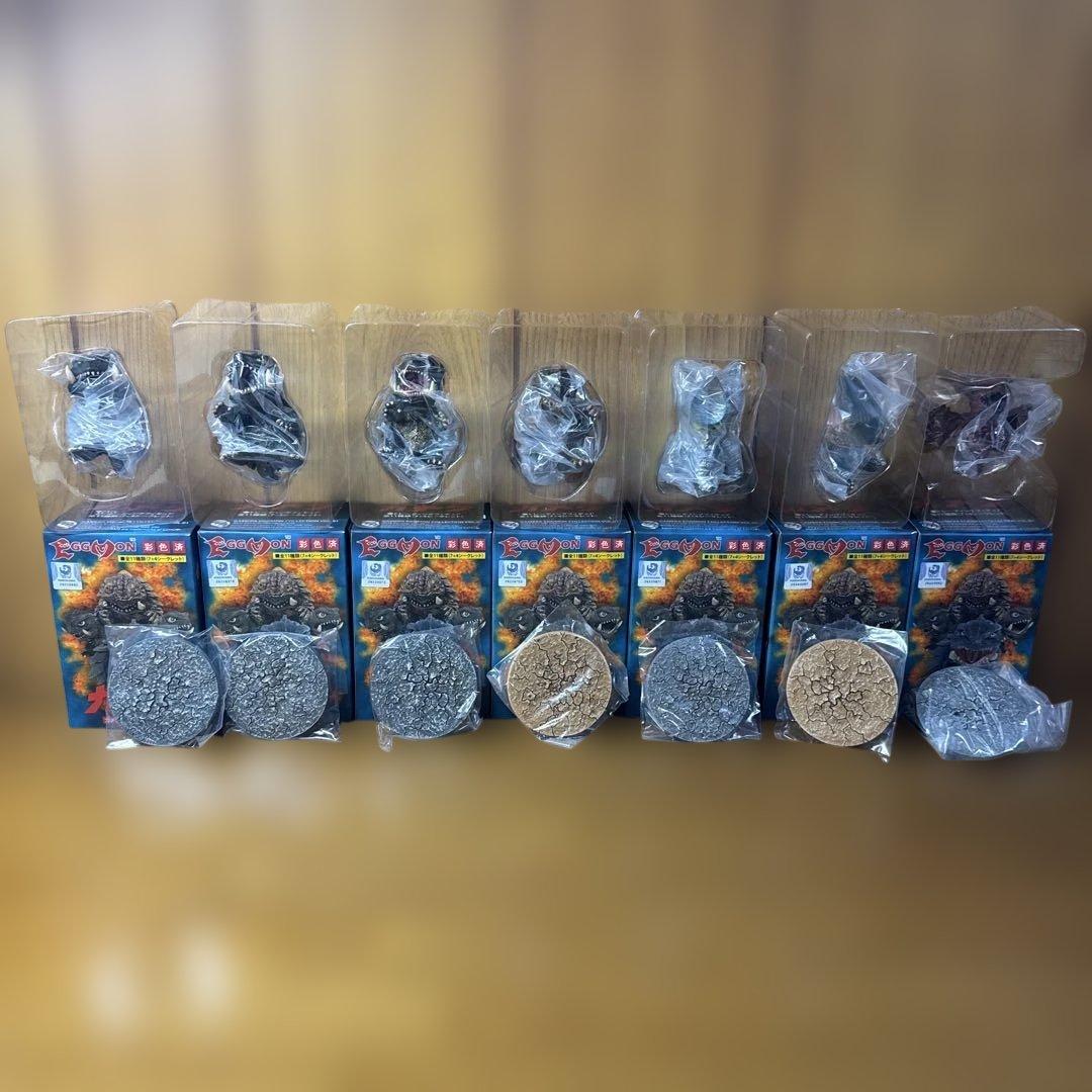 ガメラ大進撃コレクション-01 エッグモン　7種コンプリート7体BOX入り