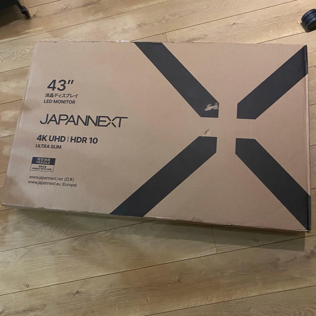 JAPANNEXT 43インチ4Kディスプレイ JN-IPS4302TUHDR