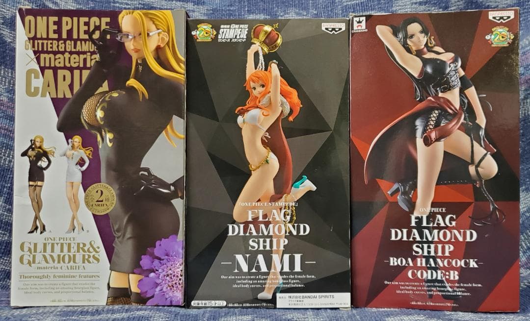 【新品】ワンピース カリファ ナミ ハンコック ３個セット