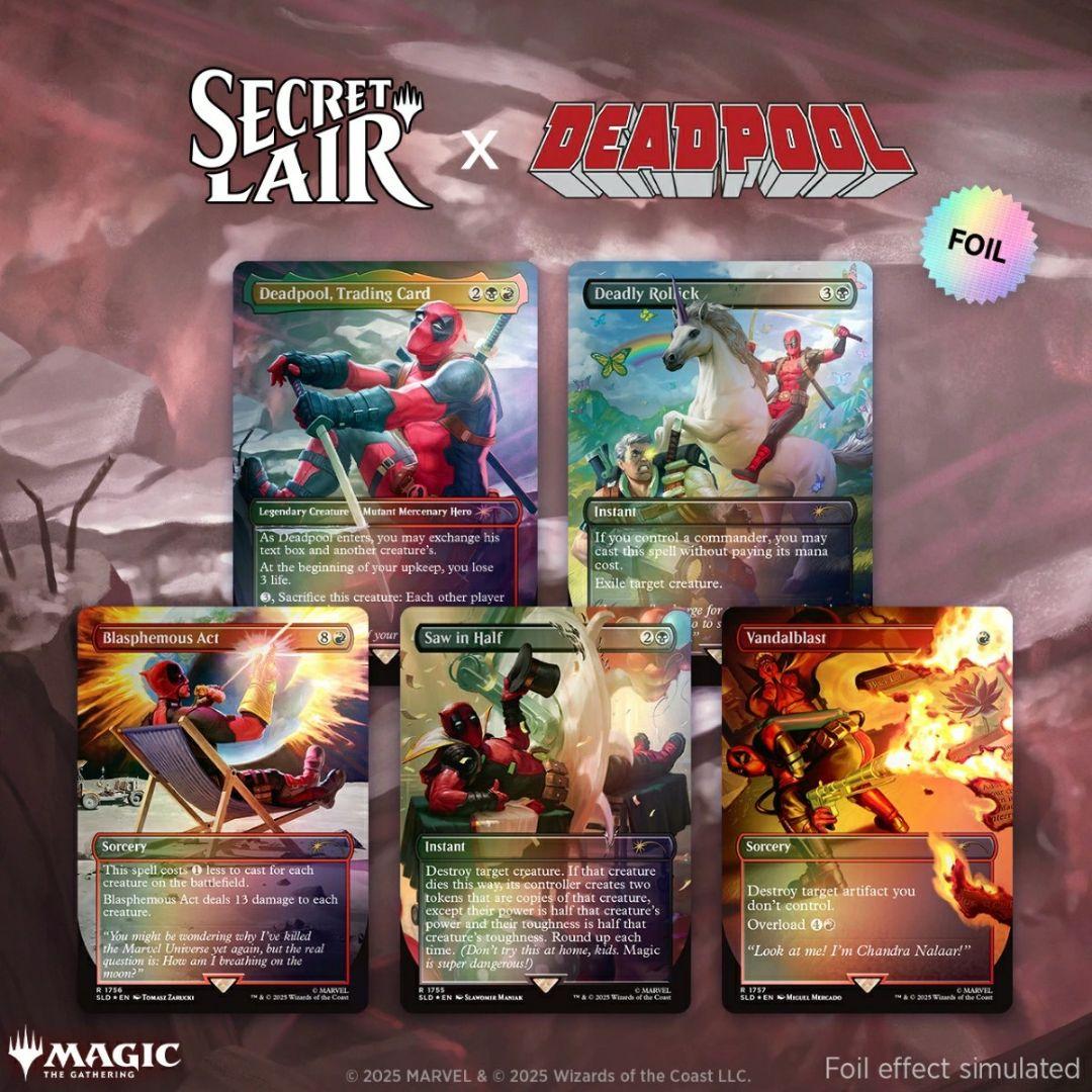 MTG Secret Lair x Marvel’s Deadpool 英語版F