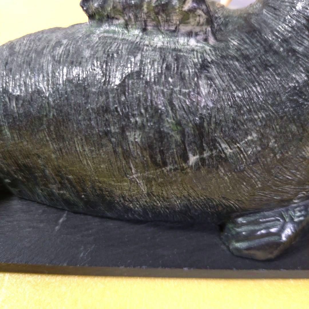 希少　ヴィンテージ　ウルフオリジナル　セイウチ　彫刻　カナダ製　海外工芸品