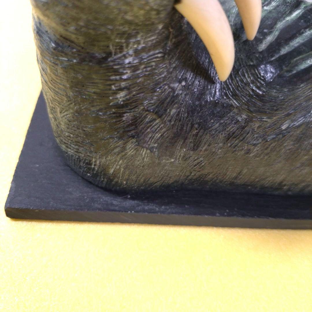 希少　ヴィンテージ　ウルフオリジナル　セイウチ　彫刻　カナダ製　海外工芸品