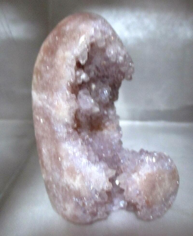 ピンクアメジスト クラスタージオード 原石 天然石 パワーストーン 結晶 鉱物