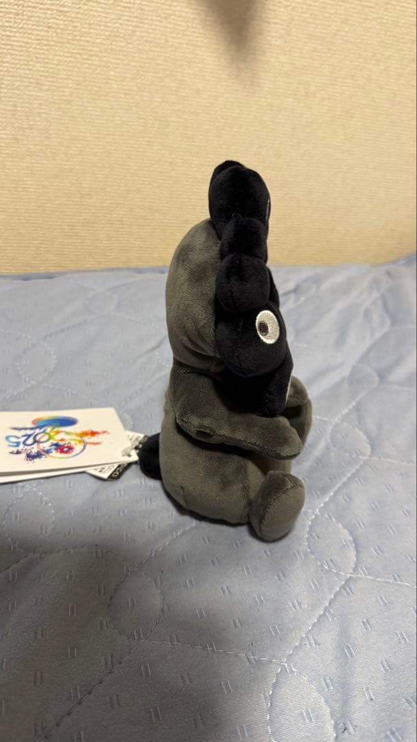 【希少】 関西万博 黒ミャクミャク　お手玉風ぬいぐるみ Sサイズ 大阪万博