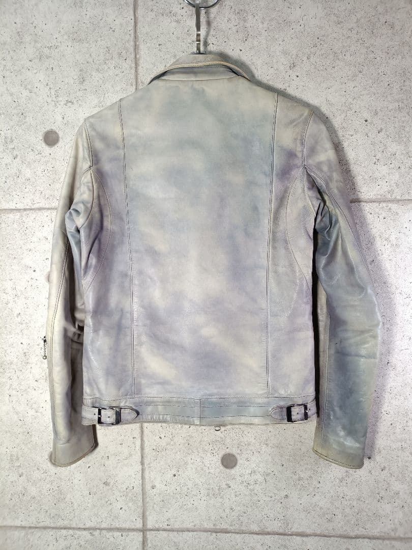 STRUM Burning dyed ダブルライダースジャケット S