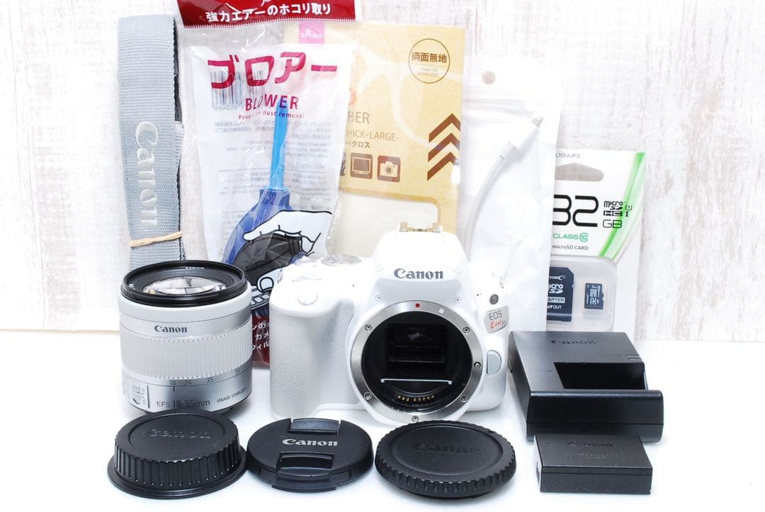 ❤️希少カラー❤️Wi-Fi内蔵❤️すぐ使えるセット❤️ Canon Kiss X9 白