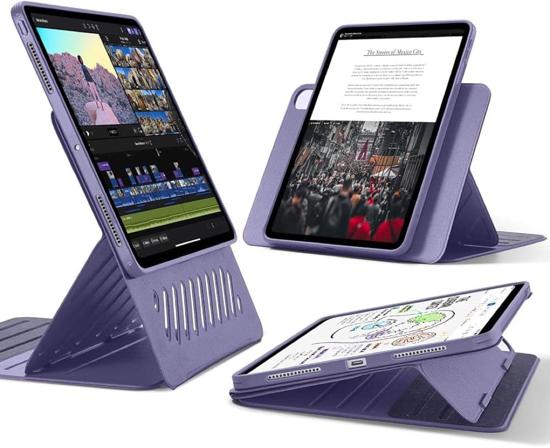 ESR iPad Pro 13インチ ケース 取外し可能　マグネットカバー