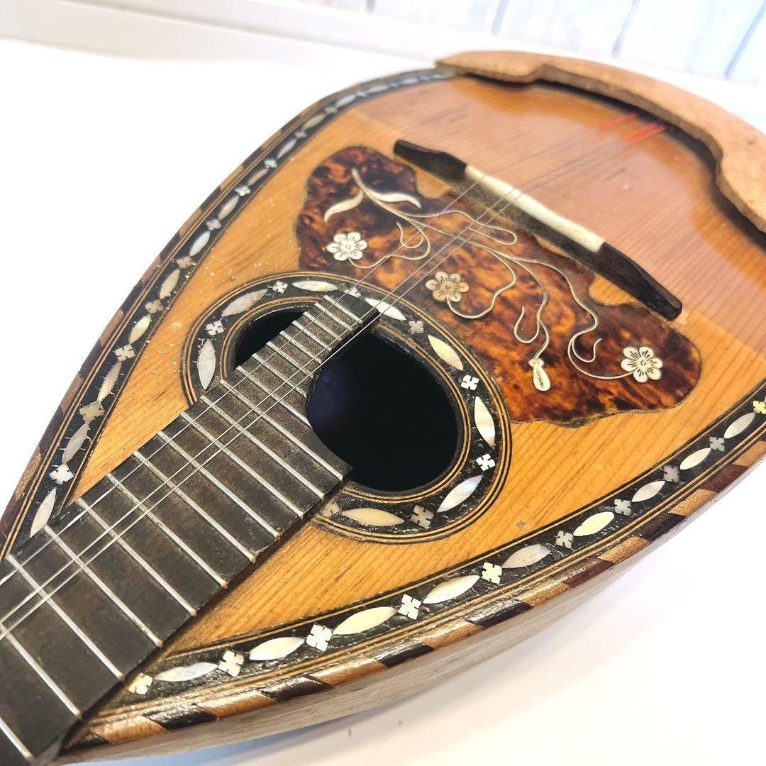 F. DE MUREDA NAPOLI マンドリン　ムレダ　インレイ装飾