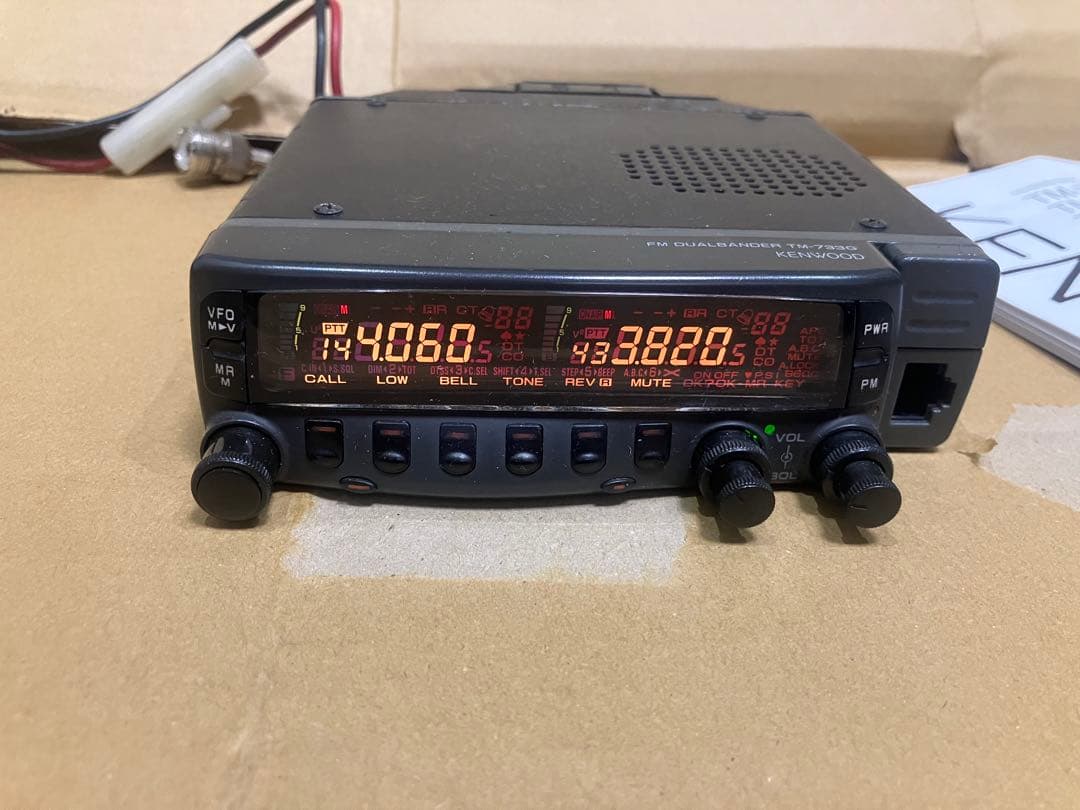 ケンウッドj無tm-733gv 20w マニア向145/433