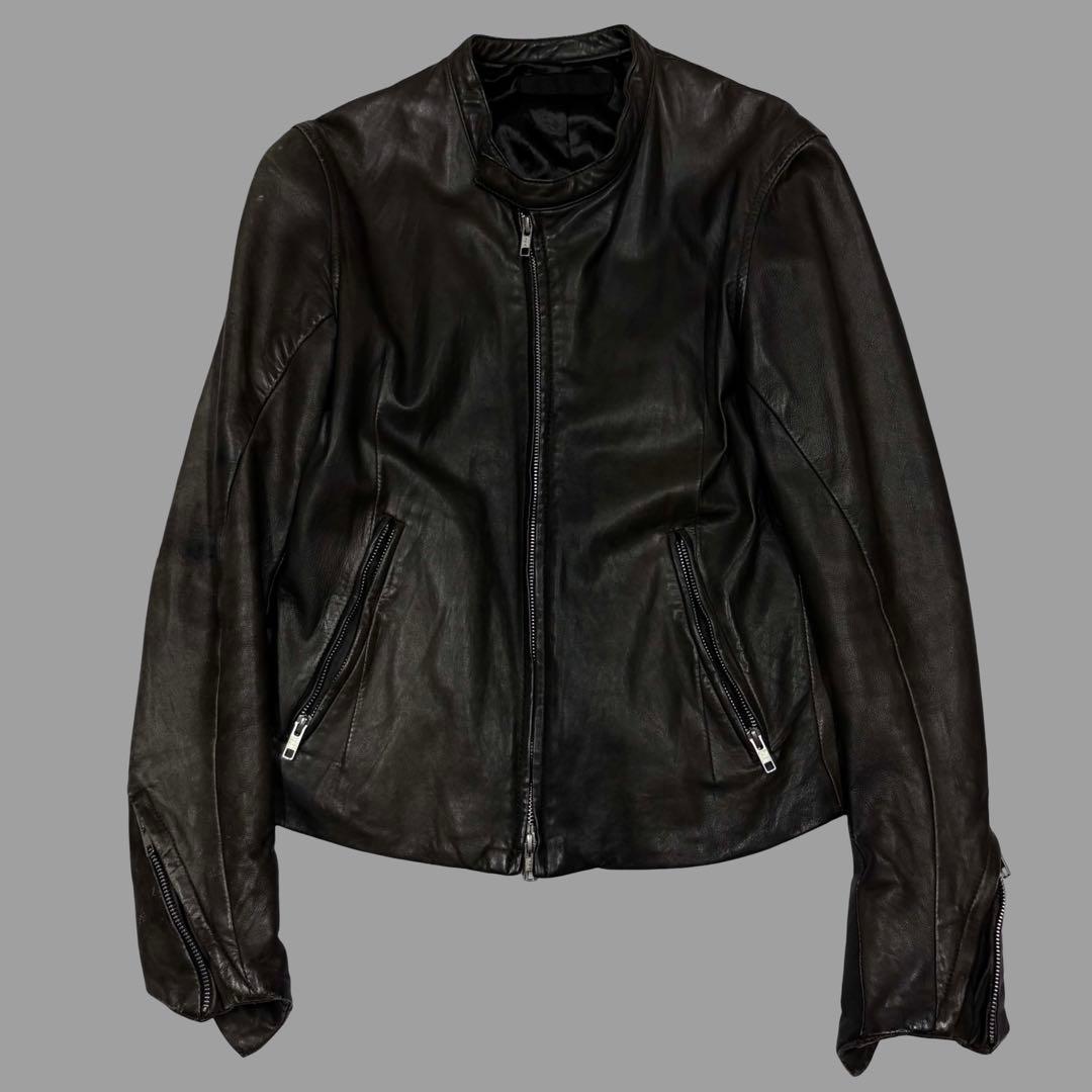 ジャケット・アウター Rare 00s archive EKAM Tech Leather Rider