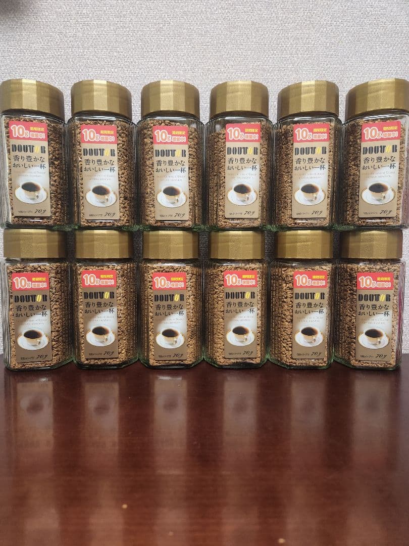 DOUTOR ドトールコーヒー 香り豊かなおいしい一杯 70g ×12本