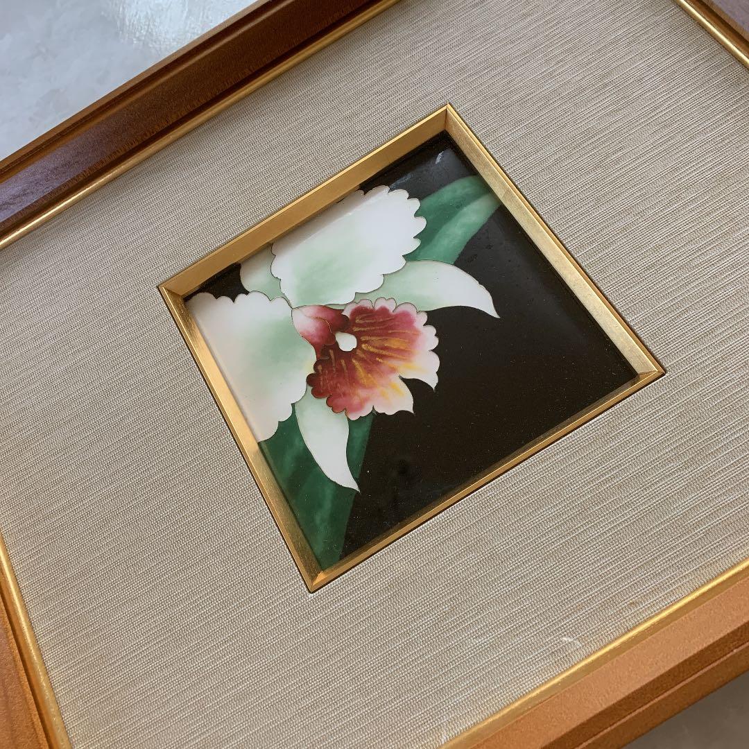 七宝焼額入り