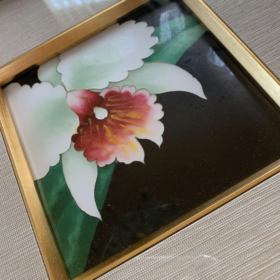 七宝焼額入り