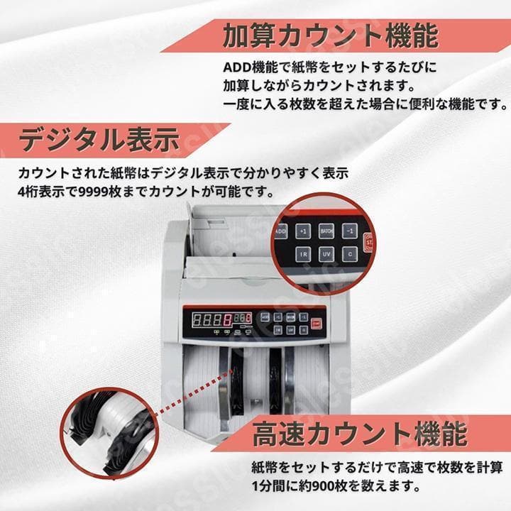 マネーカウンターお札カウンター紙幣計数機紙幣カウンター自動マネー新品