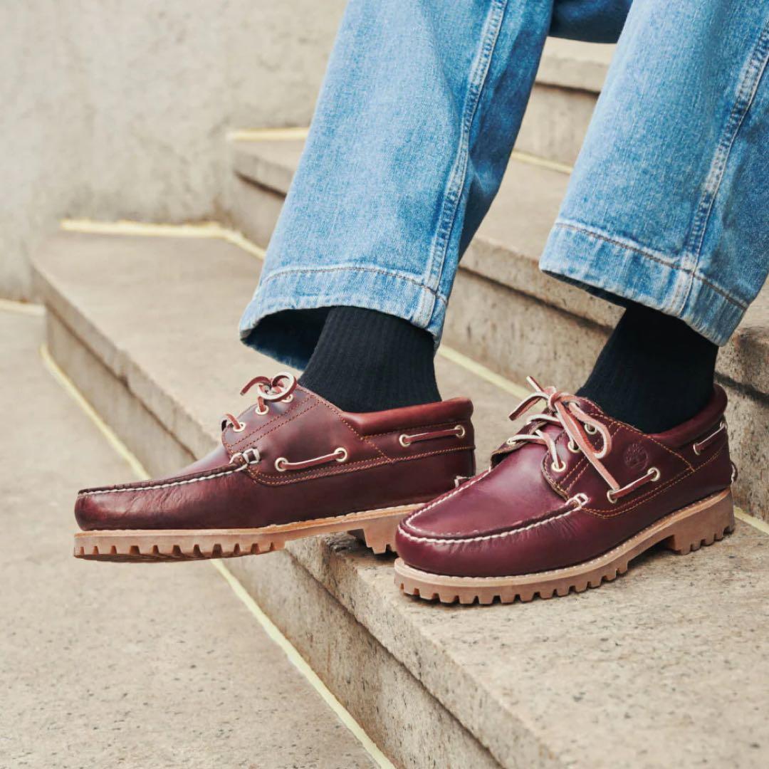 【9H】Timberland 3-Eye Classic Lug バーガンディ