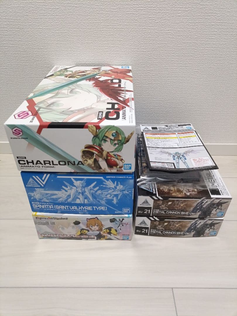 【未組立品】シャルロナ、プレバンスピナティア、キャノンバイク他