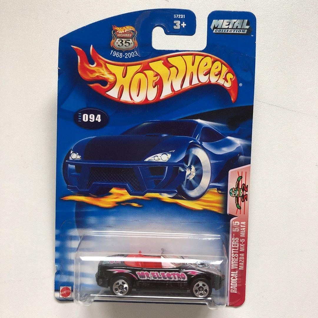 ホットウィール　ユーノス（マツダ）ロードスター（ＭＸ－５）　３台セット　未開封品