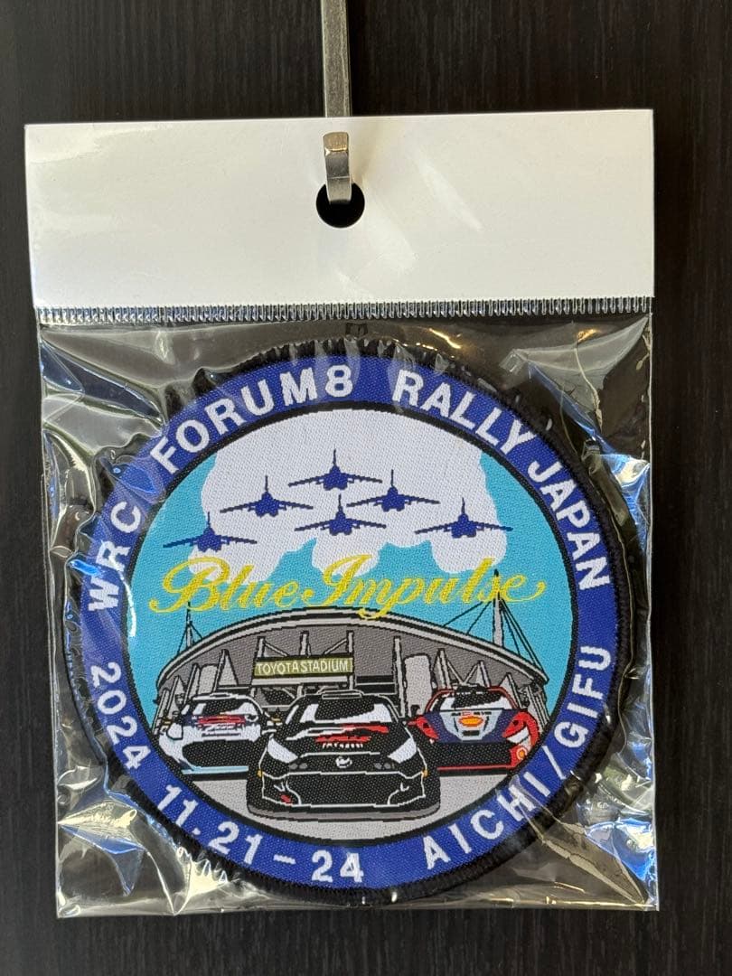 ラリージャパン ブルーインパルス コラボ　ワッペン 2024