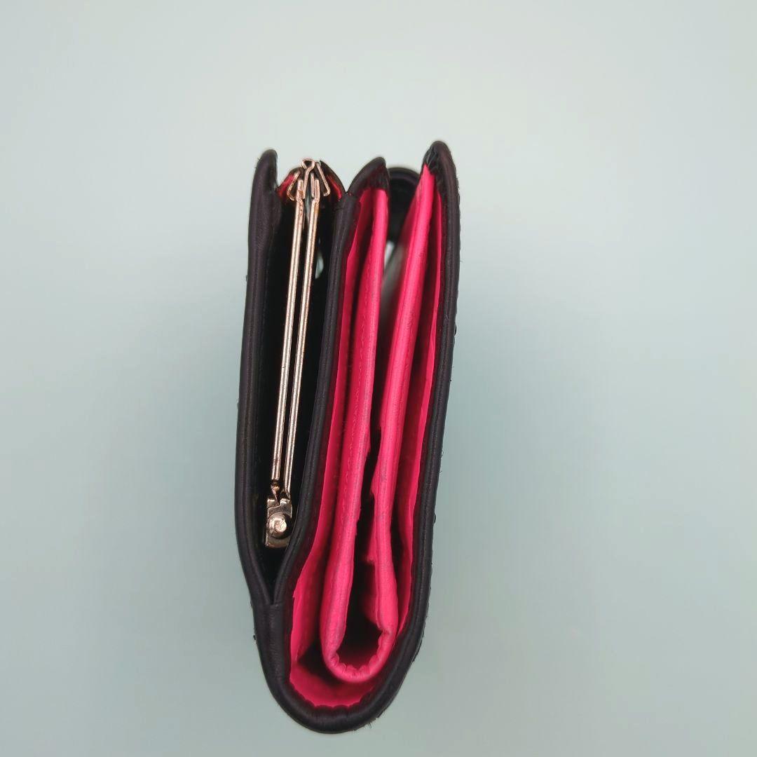 ✨美品✨CHANEL　カンボンライン　三つ折り　 　がま口　コンパクト財布