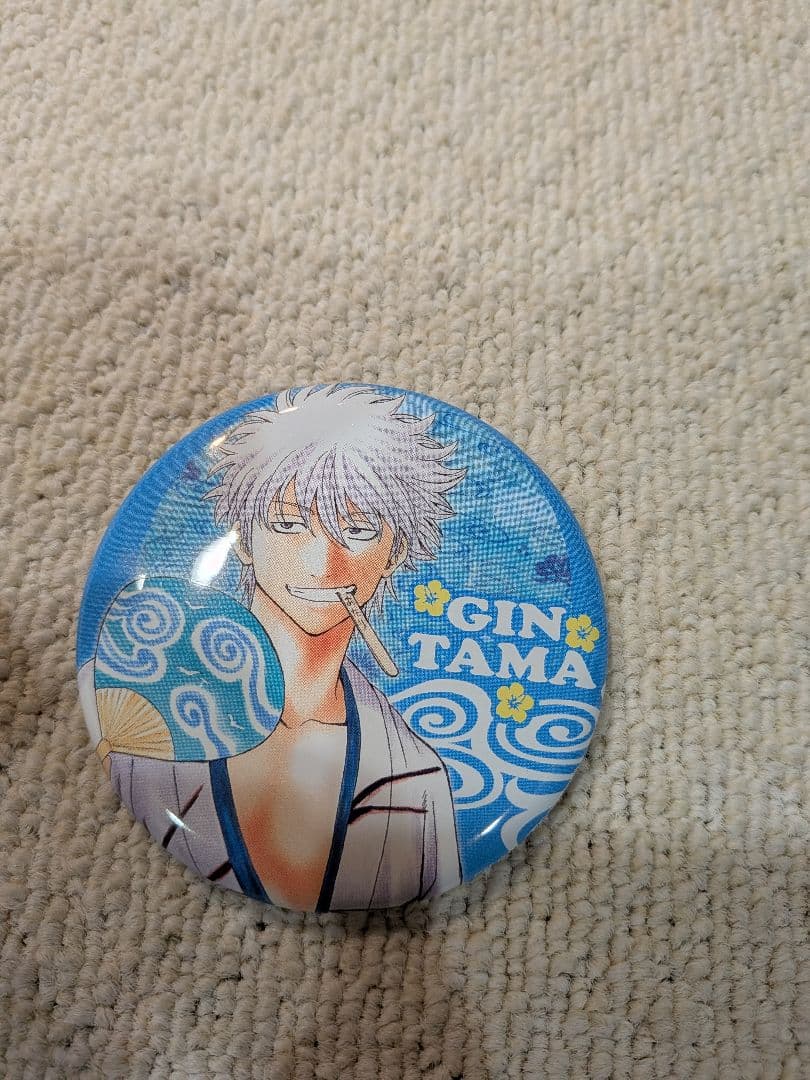 銀魂　坂田銀時　沖縄限定ジャンプステーション缶バッジ