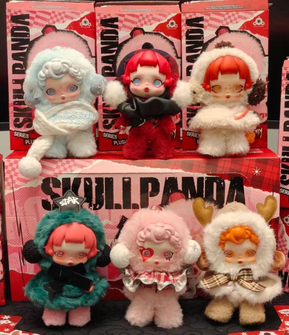 新品 POPMART SKULLPANDA 冬日楽章 キーホルダーBOX 6個入