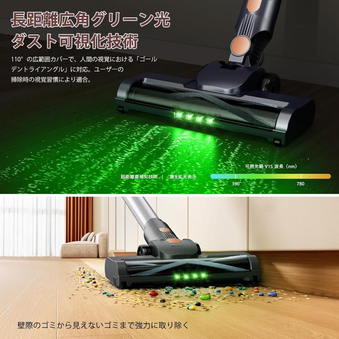 ✨大特価✨掃除機 コードレス 75Kpa真の超強力吸引＆同クラス最軽量＆自立式