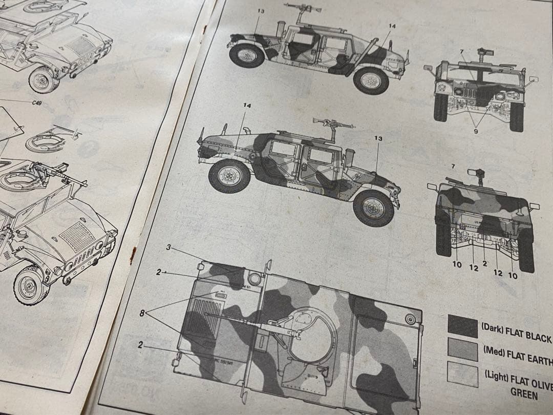 HUMMER 1/35 AUTHENTIC SCALE 駆動モーター付