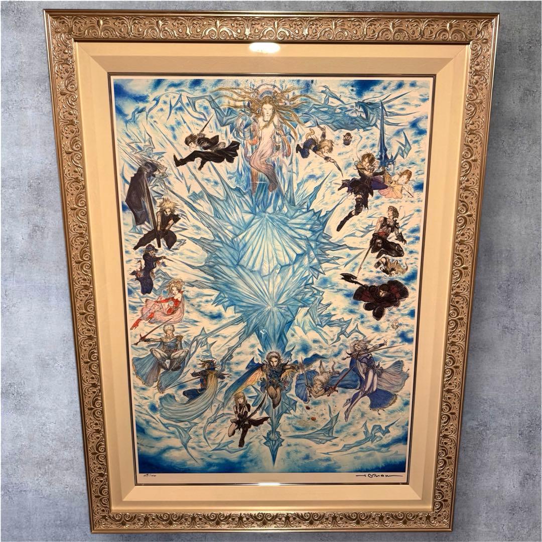 【送料無料】 天野喜孝 版画 Hero's ヒーローズ ファイナルファンタジー