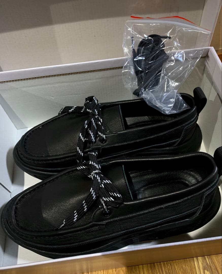 VIBRAM×OPENING ACT ボリュームリアルレザーモカシンスニーカー