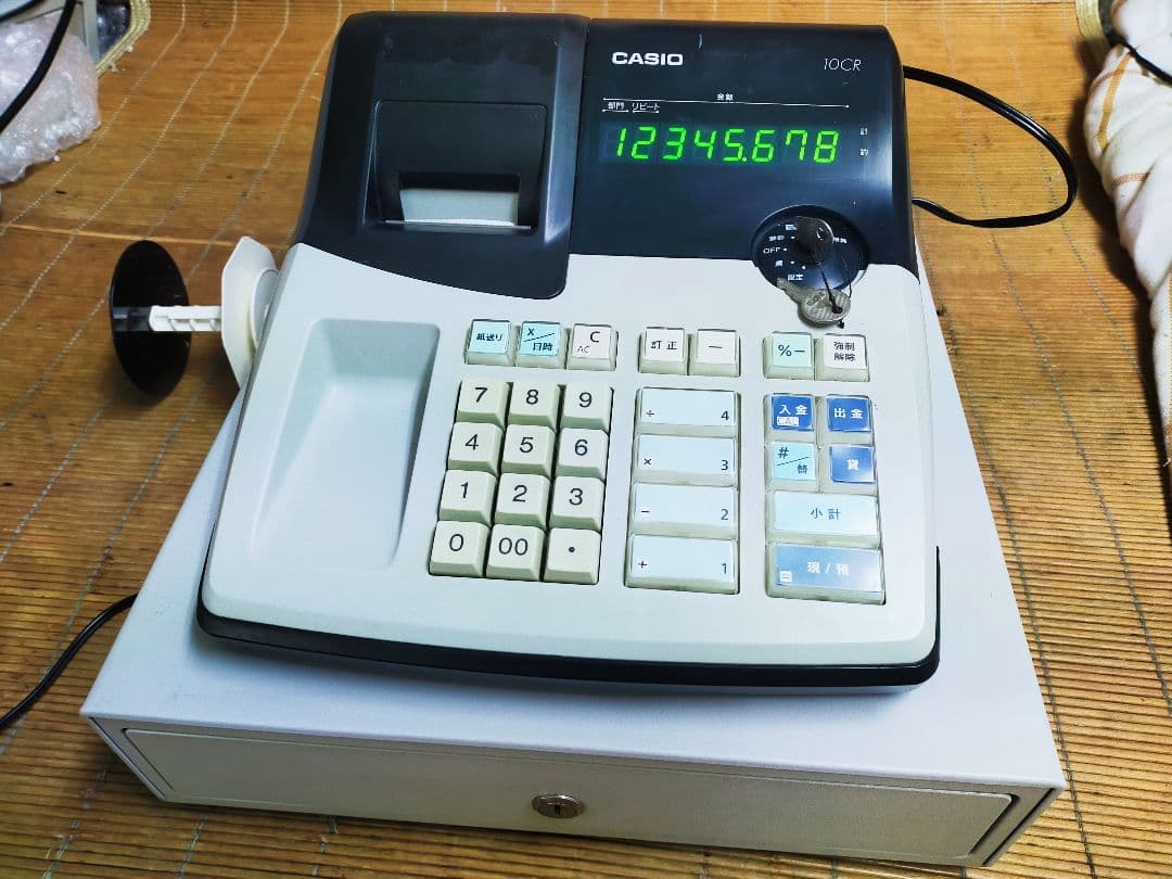 カシオレジスター　10CR　簡単便利特殊　送料込　344044