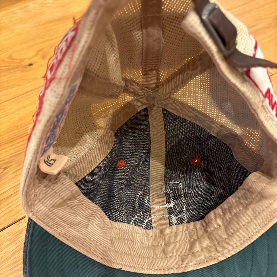 デニムダンガリー　帽子　小沢