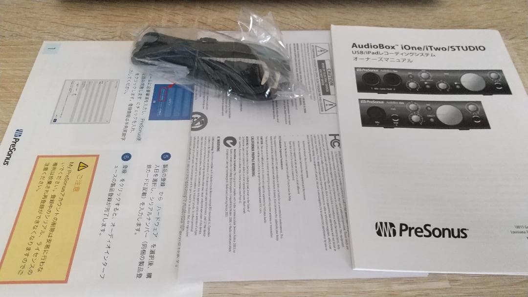 PreSonus AudioBox iOne【未使用】