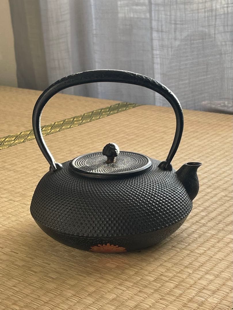 南部鉄器　鉄瓶　光寿堂　未使用　1465g