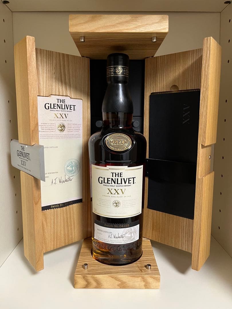 正規品 旧ボトル グレンリベット25年 glenlivet25