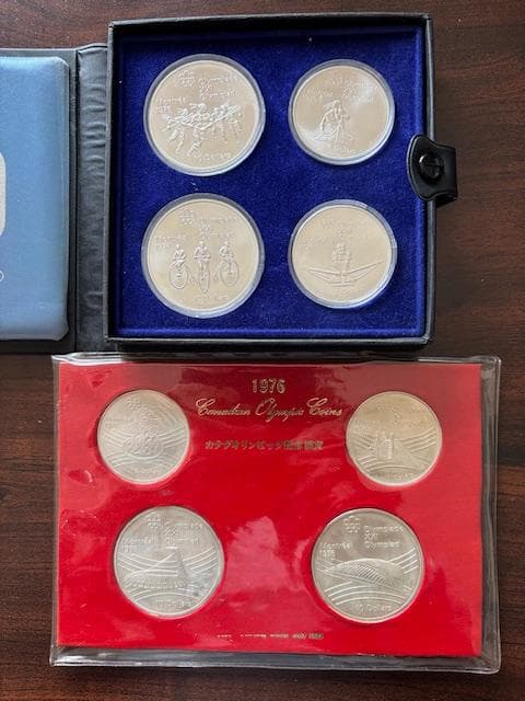 カナダ　モントリオール五輪記念銀貨8枚セットUNCスターリング925