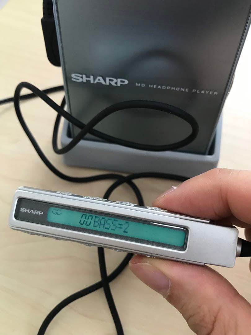 【アダプタのみ動作確認済】SHARP MDプレーヤー ×2