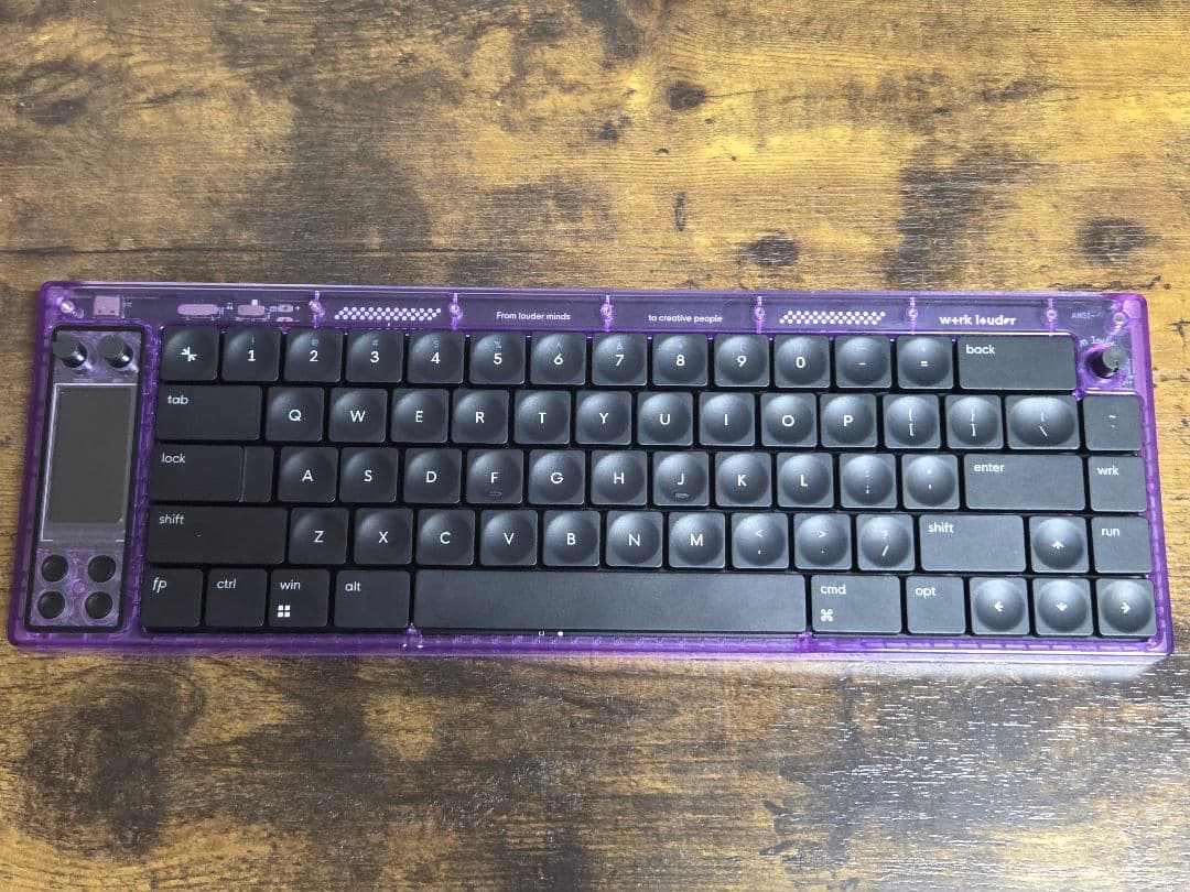 キーボード worklouder nomadE
